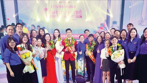 Các gương công dân trẻ tiêu biểu của Thành phố Hồ Chí Minh năm 2025.