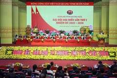 Quang cảnh Đại hội đại biểu lần thứ I Đảng bộ tỉnh Quảng Ngãi, nhiệm kỳ 2025-2030.