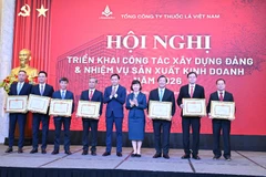 Các cá nhân, đơn vị thuộc Vinataba được nhận khen thưởng trong công tác xây dựng Đảng năm 2025.