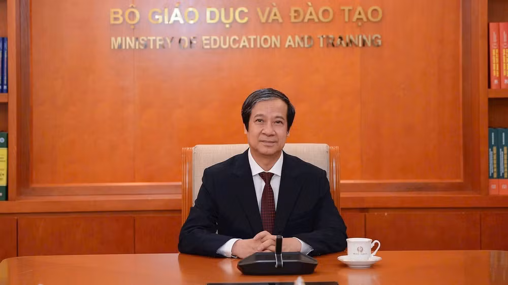 Bộ trưởng Giáo dục và Đào tạo Nguyễn Kim Sơn (Ảnh: Thế Đại)