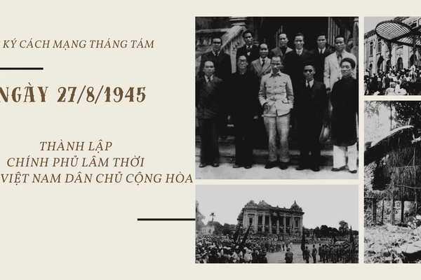 Chính phủ lâm thời nước Việt Nam Dân chủ Cộng hòa thành lập trên cơ sở cải tổ của Ủy ban Dân tộc giải phóng Việt Nam.