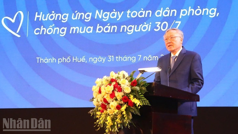 Phó Thủ tướng Thường trực Nguyễn Hòa Bình phát động Phong trào toàn dân phòng, chống mua bán người.