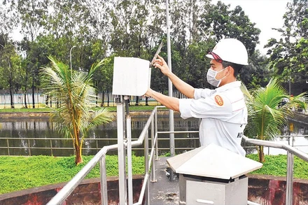 Hệ thống quan trắc tự động tại Khu công nghiệp Phú Mỹ 1.