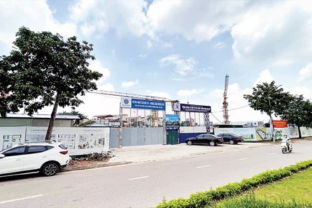 Dự án nhà ở xã hội tại Khu đô thị Kim Chung, xã Thiên Lộc.