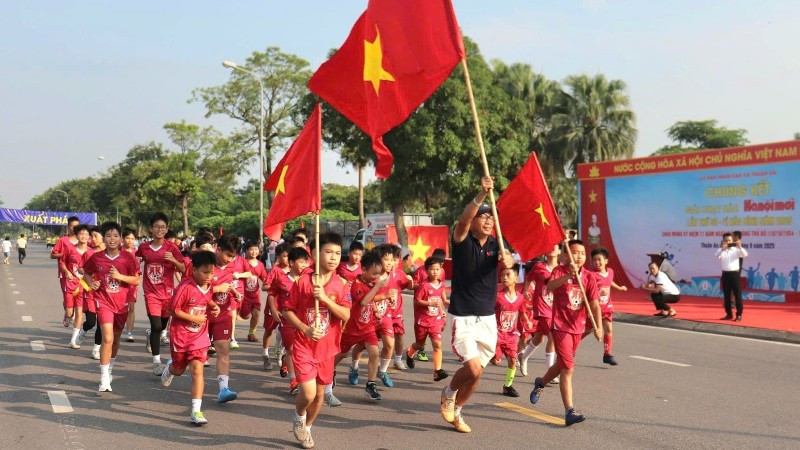 Giải chạy được tổ chức từ cấp cơ sở thu hút hàng trăm nghìn vận động viên.