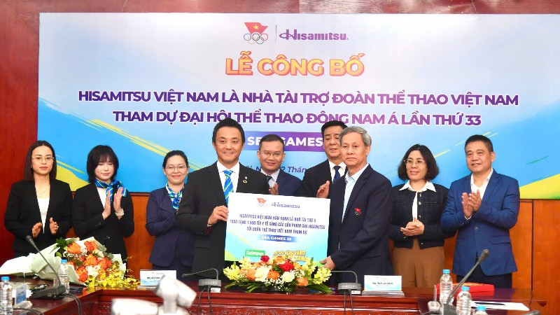 Hisamitsu sẽ hỗ trợ Đoàn thể thao Việt Nam tại SEA Games 33.