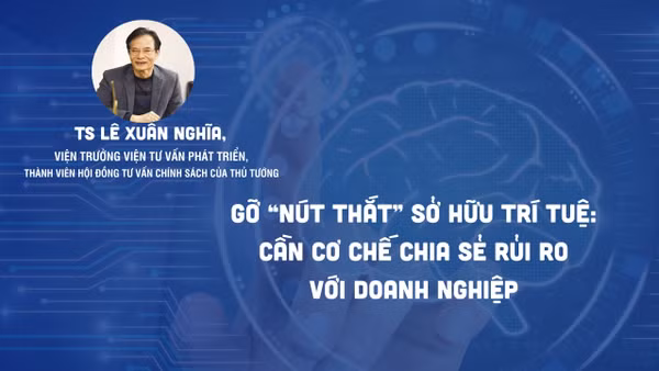 Gỡ “nút thắt” sở hữu trí tuệ: Cần cơ chế chia sẻ rủi ro với doanh nghiệp