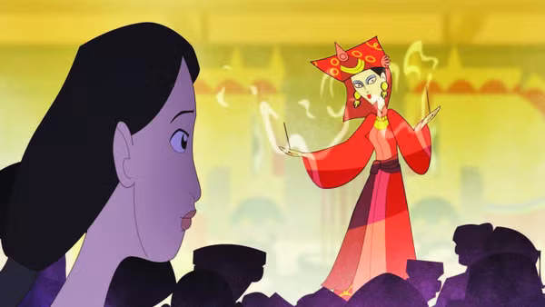 Một cảnh trong phim hoạt hình Tàn thể: Tiền truyện. 