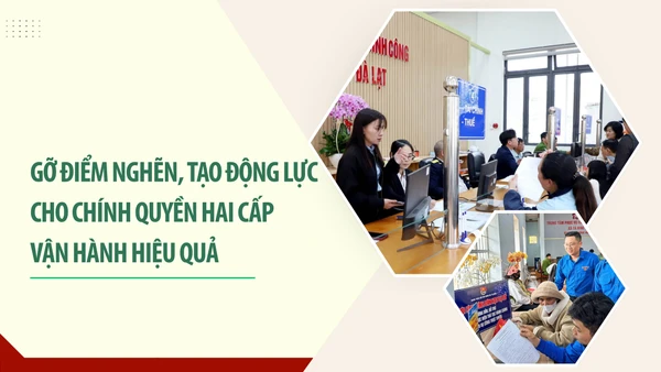 Gỡ điểm nghẽn, tạo động lực cho chính quyền hai cấp vận hành hiệu quả
