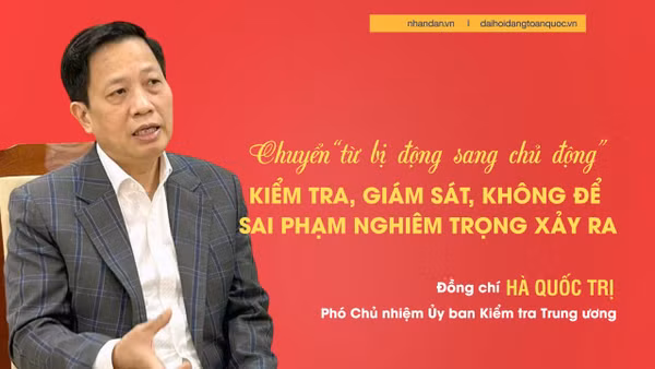 Đồng chí Hà Quốc Trị: Chuyển “từ bị động sang chủ động” kiểm tra, giám sát, không để sai phạm nghiêm trọng xảy ra