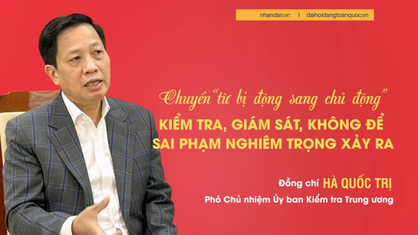 Đồng chí Hà Quốc Trị: Chuyển “từ bị động sang chủ động” kiểm tra, giám sát, không để sai phạm nghiêm trọng xảy ra