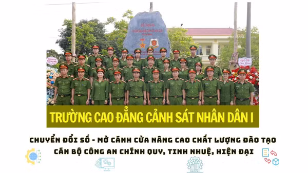 Trường Cao đẳng Cảnh sát nhân dân I: Chuyển đổi số, mở cánh cửa nâng cao chất lượng đào tạo