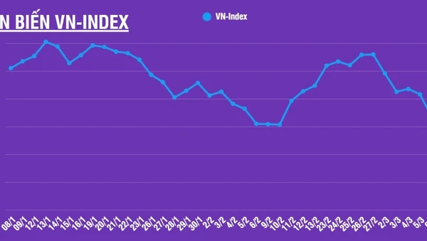 [Infographic] Thị trường chứng khoán 9/3: VN-Index ghi nhận mức giảm kỷ lục 115,05 điểm