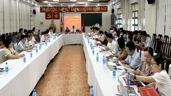 Một góc quang cảnh hội thảo.