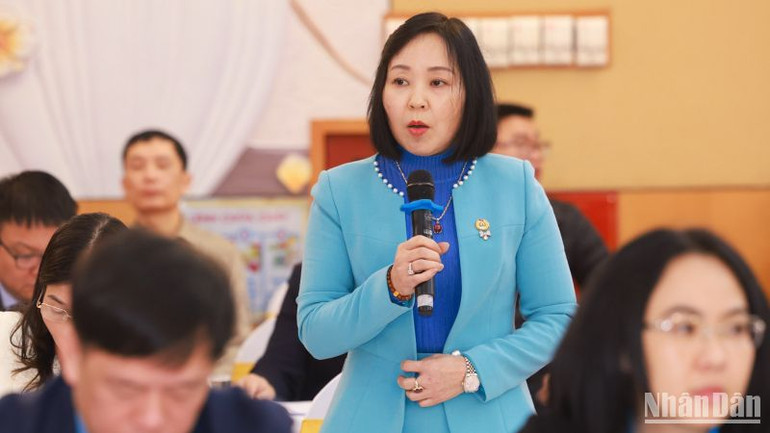 Chủ tịch Liên đoàn Lao động tỉnh Bắc Ninh Nguyễn Thị Vân Hà.