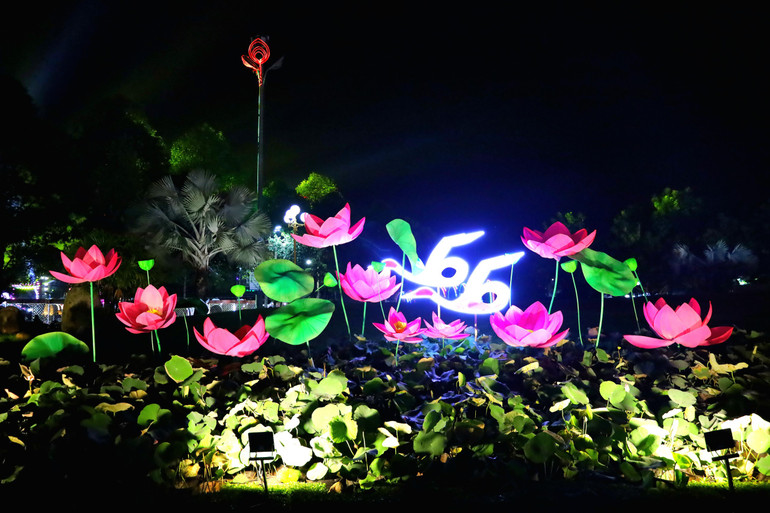 Một góc đại cảnh tại Lễ hội sen Đồng Tháp lần thứ 2. Một góc đại cảnh tại Lễ hội sen Đồng Tháp lần thứ 2.