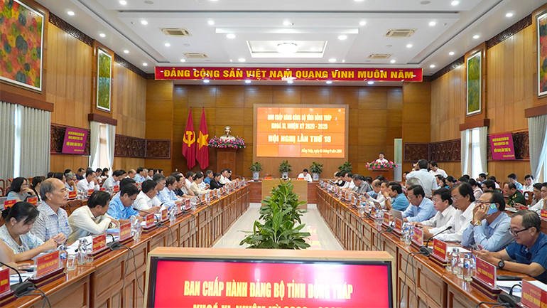 Quang cảnh hội nghị. (Ảnh: HỮU NGHĨA)