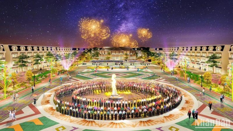 Một màn đại xòe Thái tại thị xã Nghĩa Lộ.