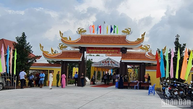 Di tích “Trận chiến pháo binh Vịnh Chèo năm 1974”.