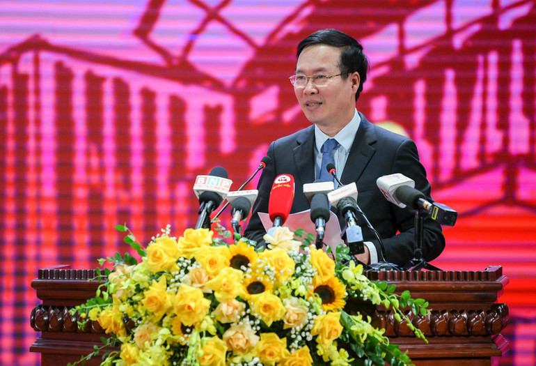 Thường trực Ban Bí thư Võ Văn Thưởng phát biểu chỉ đạo Hội thảo. Thường trực Ban Bí thư Võ Văn Thưởng phát biểu chỉ đạo Hội thảo.