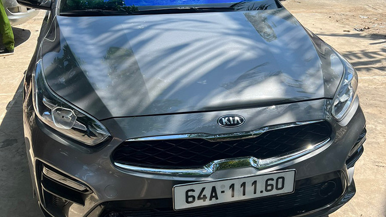 Phương tiện do Phạm Minh Huy điều khiển. (Ảnh: Công an cung cấp)