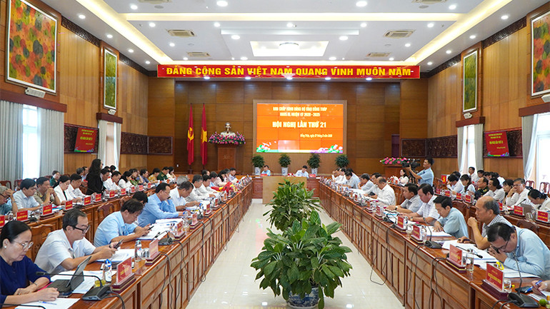 Quang cảnh hội nghị. (Ảnh: HỮU NGHĨA)