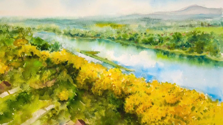 Tác phẩm "Rặng sưa Hương Trà" của tác giả Trần Thị Thanh Thủy.