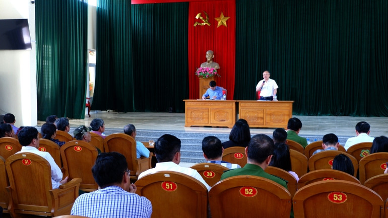 Chủ tịch Ủy ban nhân dân thành phố Thanh Hóa phát biểu. Chủ tịch Ủy ban nhân dân thành phố Thanh Hóa phát biểu.