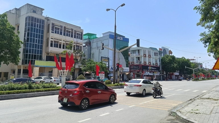 Nút giao vừa xảy ra sự cố đèn tín hiệu giao thông.