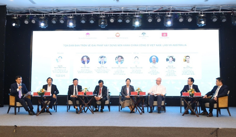 Tọa đàm về giải pháp xây dựng nền hành chính công ở Việt Nam, Lào, Australia.