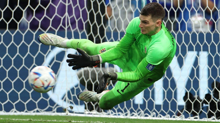 Livakovic đã ba lần cản phá thành công pha sút luân lưu của Nhật Bản, ở vòng 16 đội World Cup 2022. (Ảnh: Reuters)