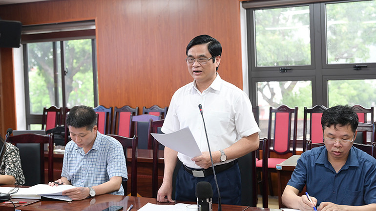 Đồng chí Đỗ Minh Tâm, Phó Giám đốc Sở Giáo dục và Đào tạo tỉnh Lào Cai thông tin về Kỳ thi tốt nghiệp THPT năm 2025.