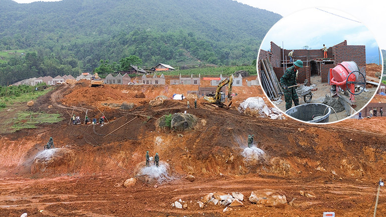 Trên khu đất hơn 3,5ha, đơn vị thi công sẽ xây dựng 60 căn nhà được thiết kế theo kiến trúc truyền thống của đồng bào người H'Mông. Trên khu đất hơn 3,5ha, đơn vị thi công sẽ xây dựng 60 căn nhà được thiết kế theo kiến trúc truyền thống của đồng bào người H'Mông.