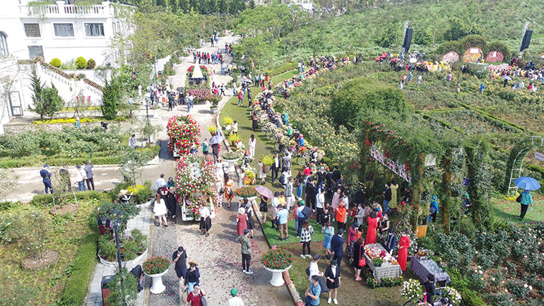 Carnaval đường phố với hàng chục nghìn bông hồng hấp dẫn du khách.