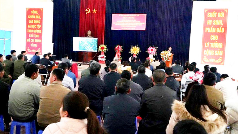 Huyện Bảo Yên (Lào Cai) triển khai giải phóng mặt bằng dự án tuyến đường sắt Lào Cai-Hà Nội-Hải Phòng.