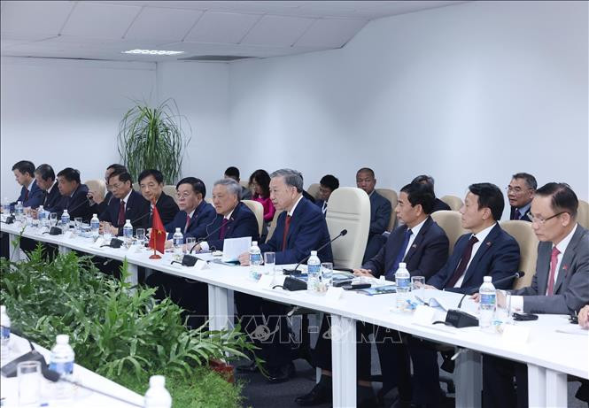 Tổng Bí thư, Chủ tịch nước Tô Lâm phát biểu. (Ảnh: Lâm Khánh/TTXVN)