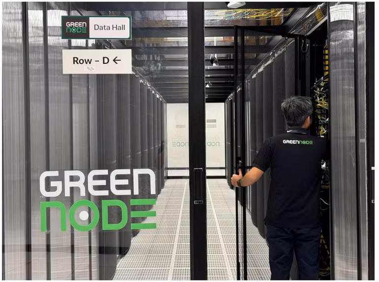 Hạ tầng GPU Cloud quy mô lớn của GreenNode đặt tại Bangkok, Thái Lan.