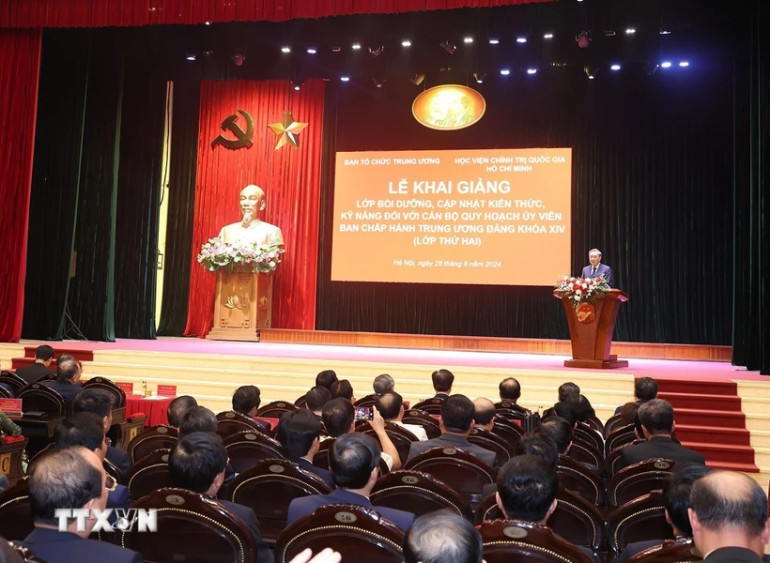 Tổng Bí thư, Chủ tịch nước Tô Lâm phát biểu chỉ đạo. (Ảnh: Trí Dũng/TTXVN)