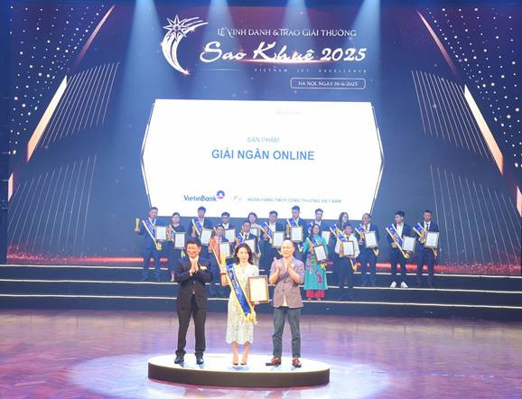 Giải ngân online đã được xướng tên tại Giải thưởng Sao Khuê 2025.