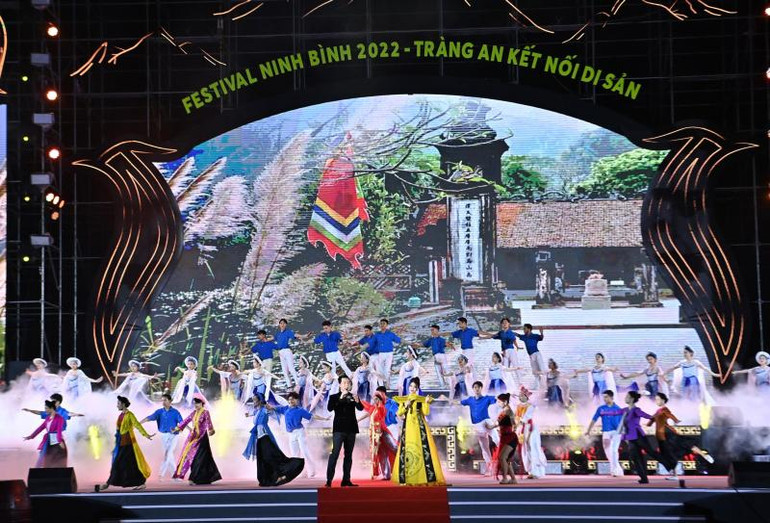 Những tiết mục nghệ thuật đặc sắc tại Festival Ninh Bình năm 2022 - Tràng An kết nối di sản.