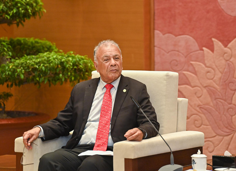 Tổng Bí thư Đảng Lao động Mexico Alberto Anaya Gutiérrez phát biểu tại buổi tiếp. Tổng Bí thư Đảng Lao động Mexico Alberto Anaya Gutiérrez phát biểu tại buổi tiếp.