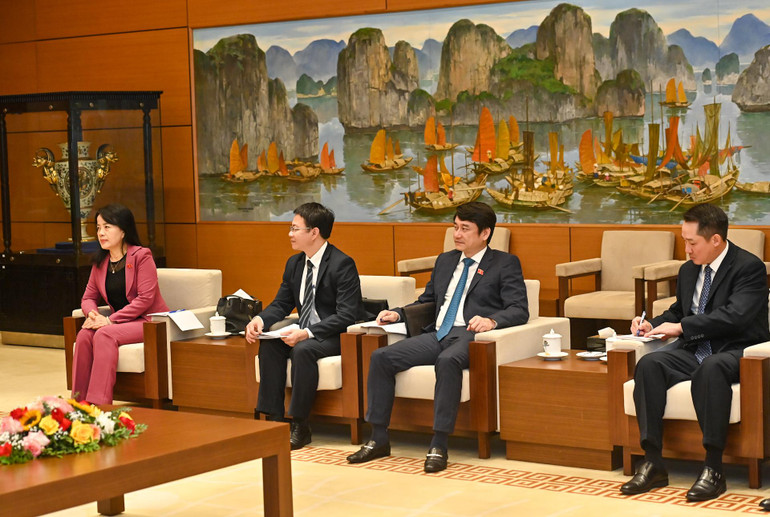 Các thành viên Quốc hội Việt Nam dự buổi tiếp. Các thành viên Quốc hội Việt Nam dự buổi tiếp.