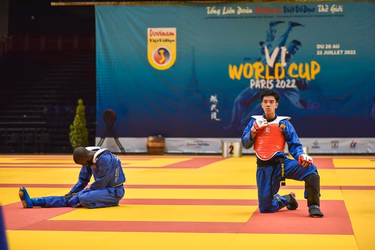 Vovinam - Việt Võ Đạo là môn võ thuật hướng người tập rèn luyện thể chất, sức mạnh, sự dẻo dai cũng như tinh thần thượng võ. (Ảnh: MINH DUY)