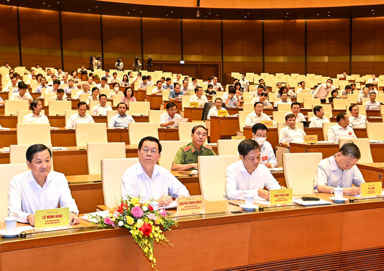 Các đại biểu dự hội nghị.