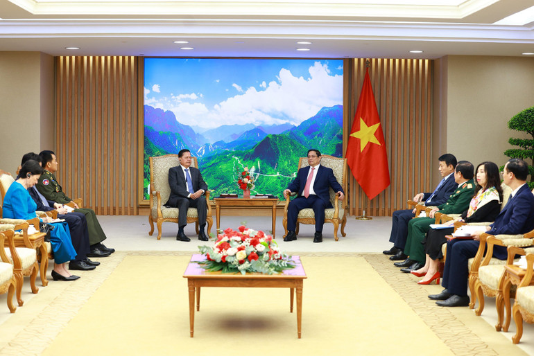 Quang cảnh buổi tiếp.