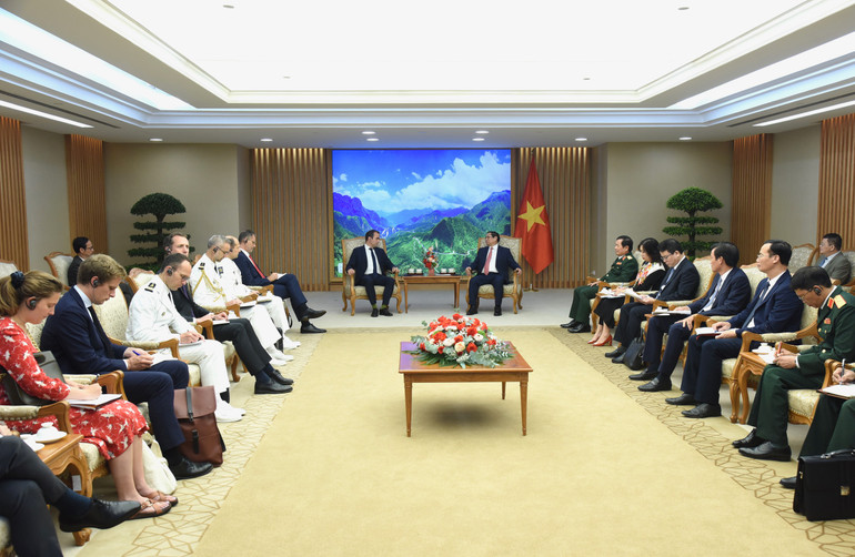 Quang cảnh buổi tiếp.