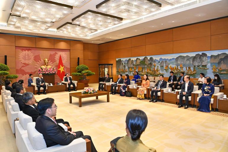 Quang cảnh buổi tiếp.