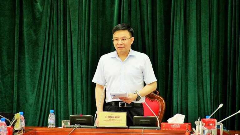 Tổng giám đốc Lê Mạnh Hùng kết luận cuộc họp giao ban công trường Dự án nhà máy nhiệt điện Thái Bình 2 ngày 27/8/2022.