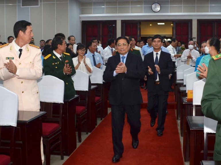Thủ tướng Phạm Minh Chính dự Lễ kỷ niệm 30 năm tái lập tỉnh Bình Thuận.