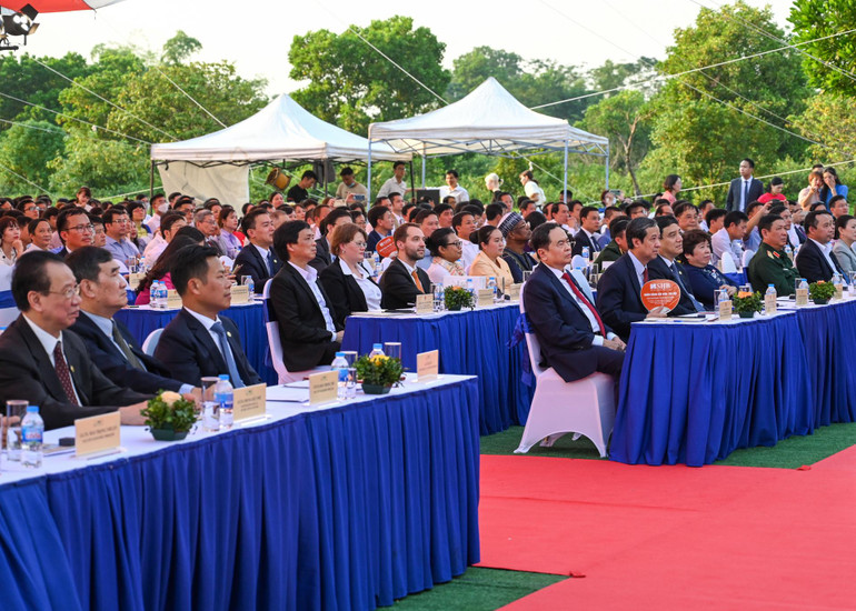 Các đại biểu dự Lễ khai giảng năm học 2022-2023.